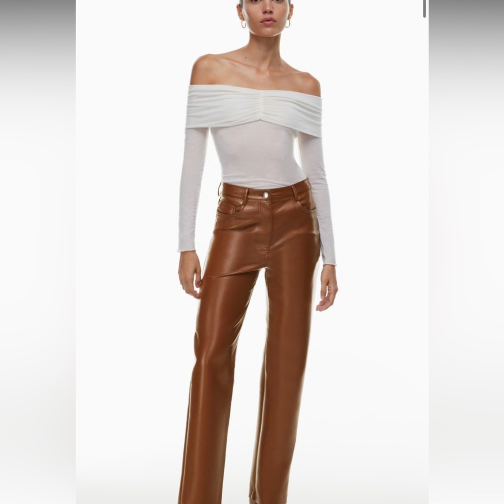 Melina pant - Leather Brown size 2